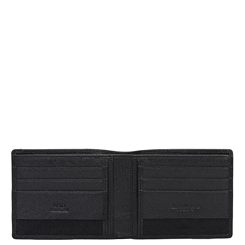 Da Milano black Black Bifold Leather Mens Wallet for Men | Best Price UAE